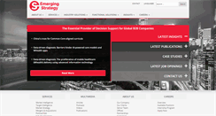 Desktop Screenshot of emerging-strategy.com